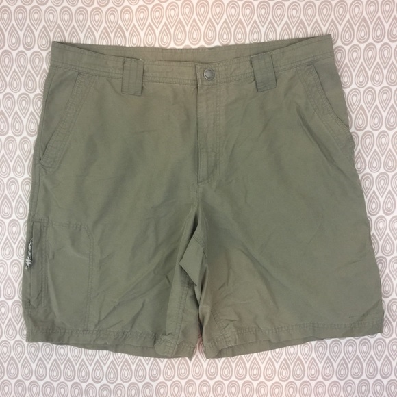 Columbia Men's Green Hiking Shorts Size 38 D31 - Picture 1 of 4